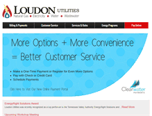 Tablet Screenshot of loudonutilities.org